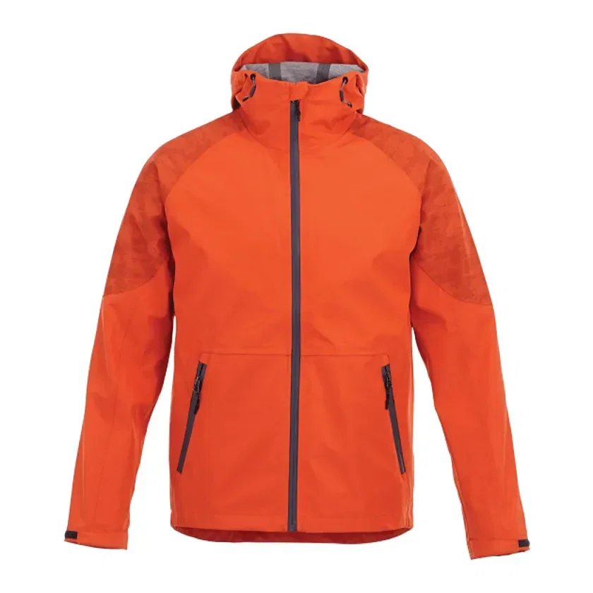 Customized Waterproof Softshell Rain Jacket with Hood - Men's Index — view 4