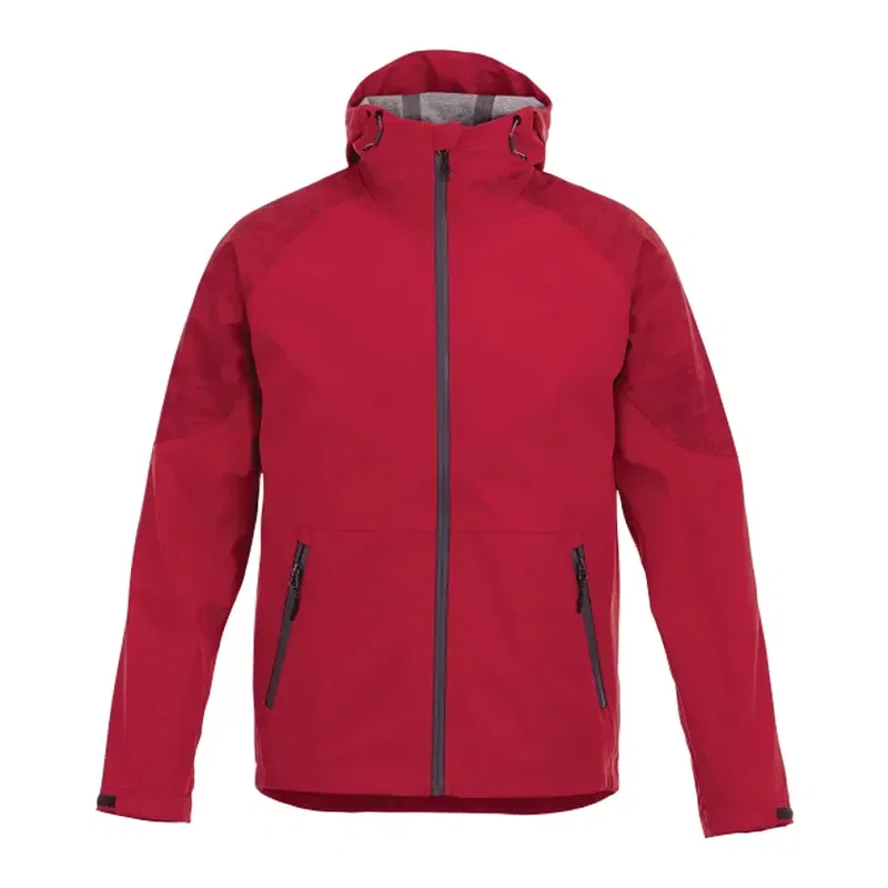 Customized Waterproof Softshell Rain Jacket with Hood - Men's Index — view 6