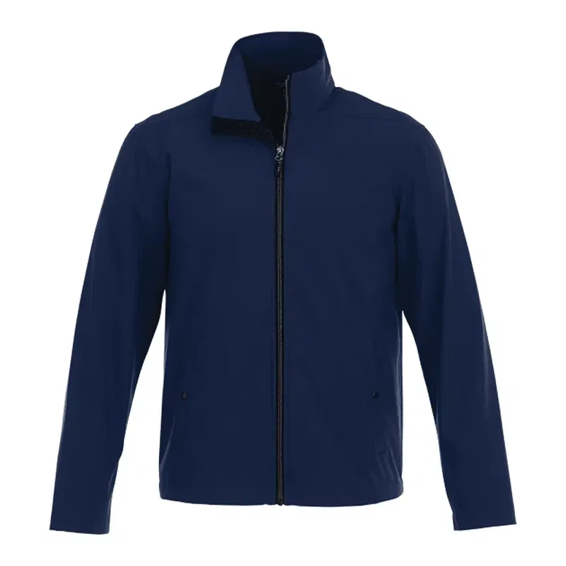 Branded Men's Karmine Lightweight Softshell Jacket - Water Repellent — view 10