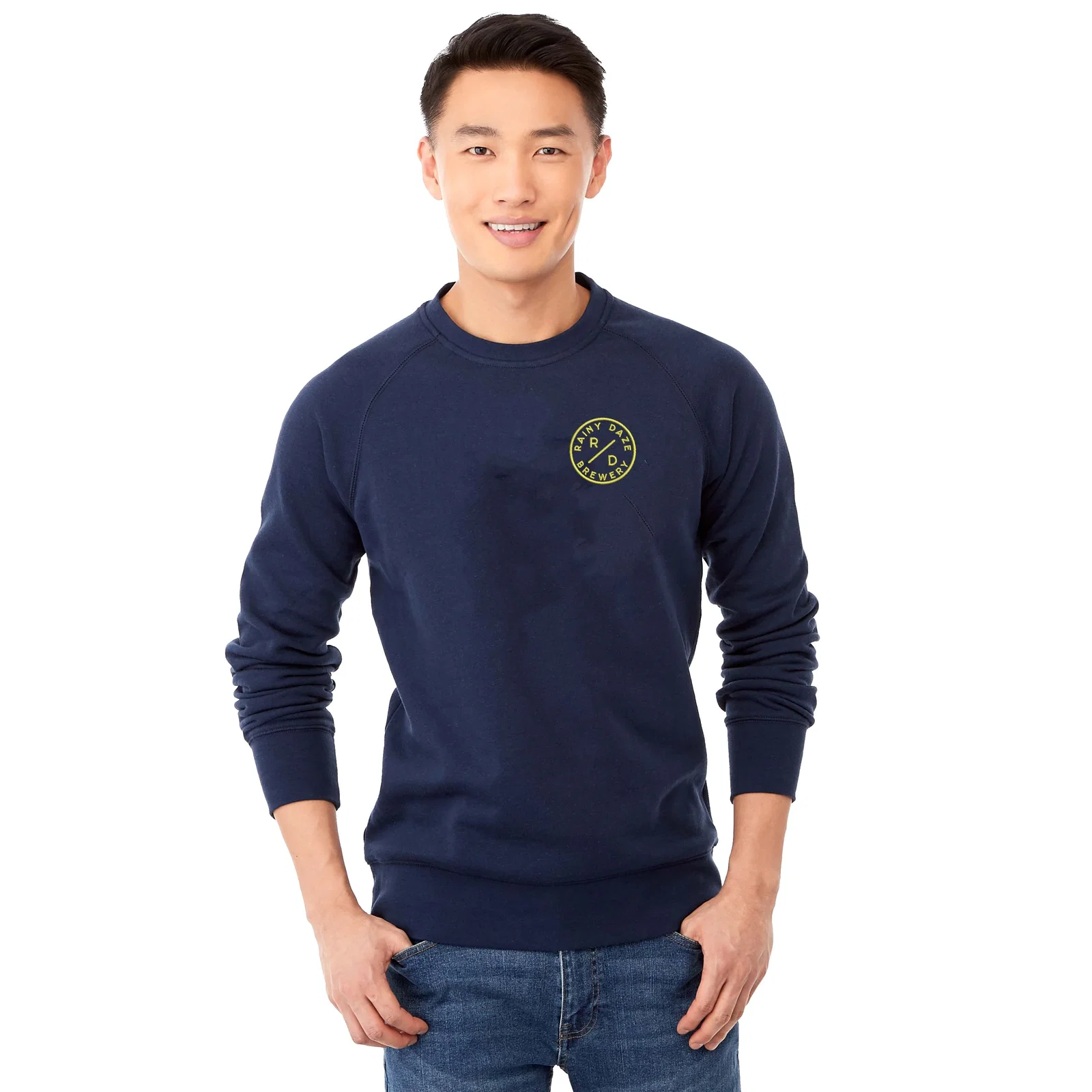 Custom Branded Men's KRUGER Fleece Crewneck Sweatshirt — view 17