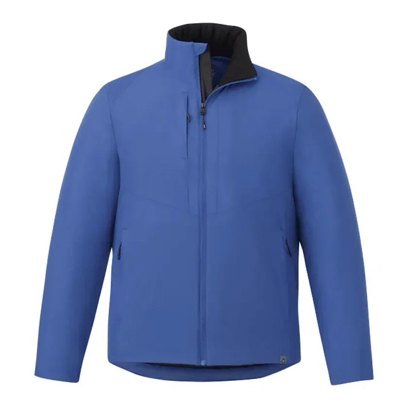 Custom Eco Packable Insulated Men's Jacket with No Contact Keychain — view 3