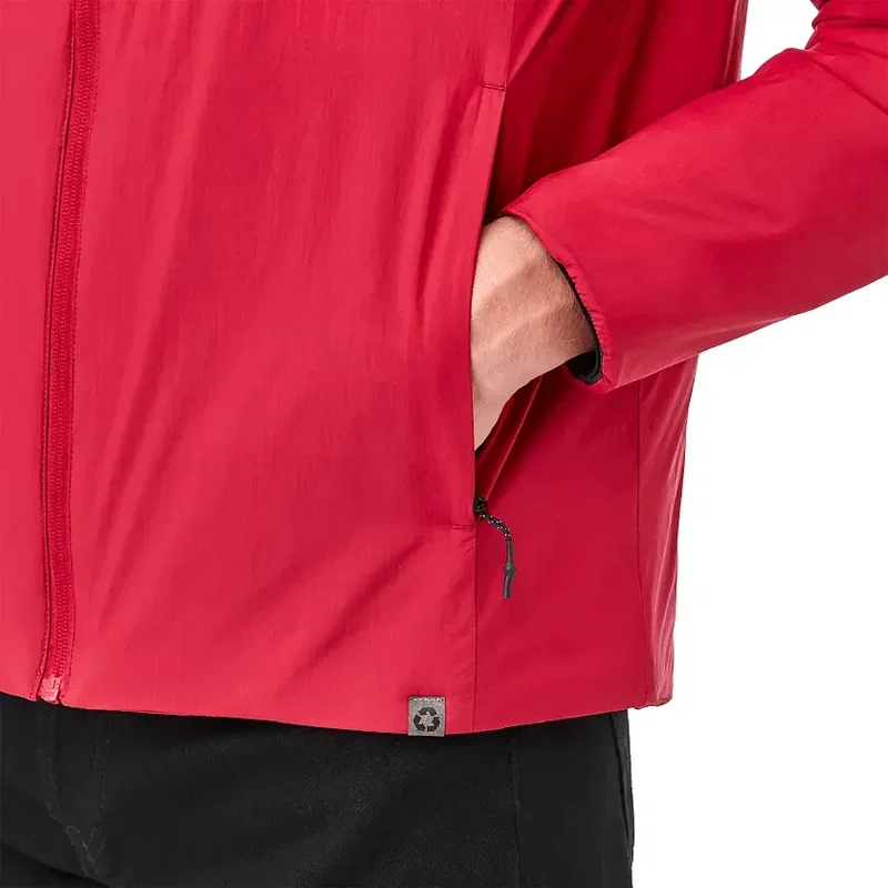 Custom Eco Packable Insulated Men's Jacket with No Contact Keychain — view 7