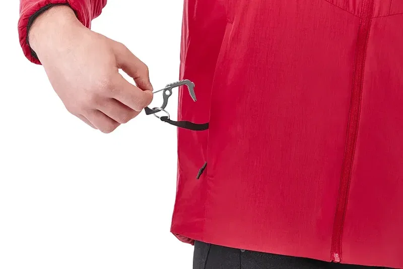 Custom Eco Packable Insulated Men's Jacket with No Contact Keychain — view 9