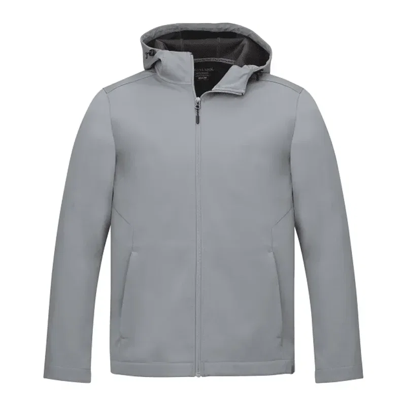 Custom Branded Lefroy Eco Softshell Hooded Jacket for Men — view 14