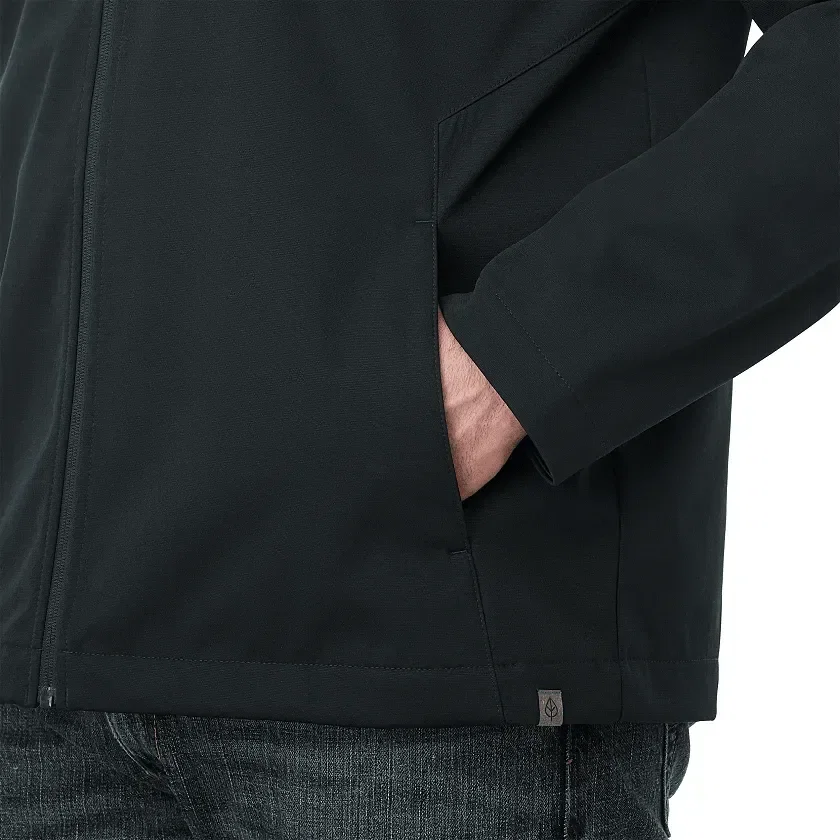 Custom Branded Lefroy Eco Softshell Hooded Jacket for Men — view 2