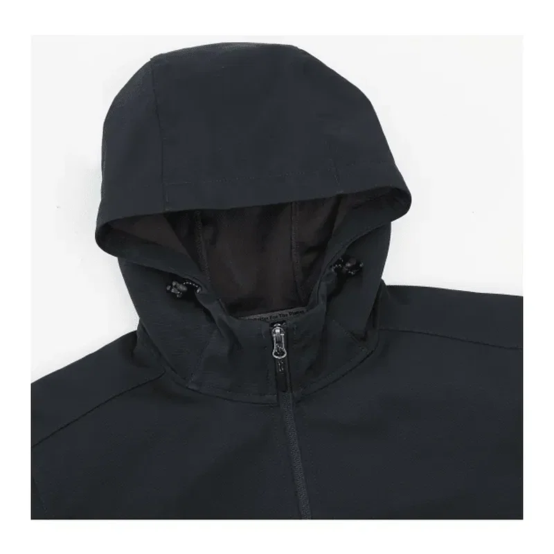 Custom Branded Lefroy Eco Softshell Hooded Jacket for Men — view 5