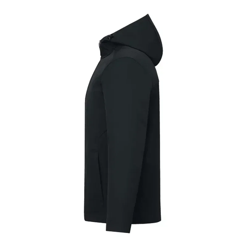 Custom Branded Lefroy Eco Softshell Hooded Jacket for Men — view 6