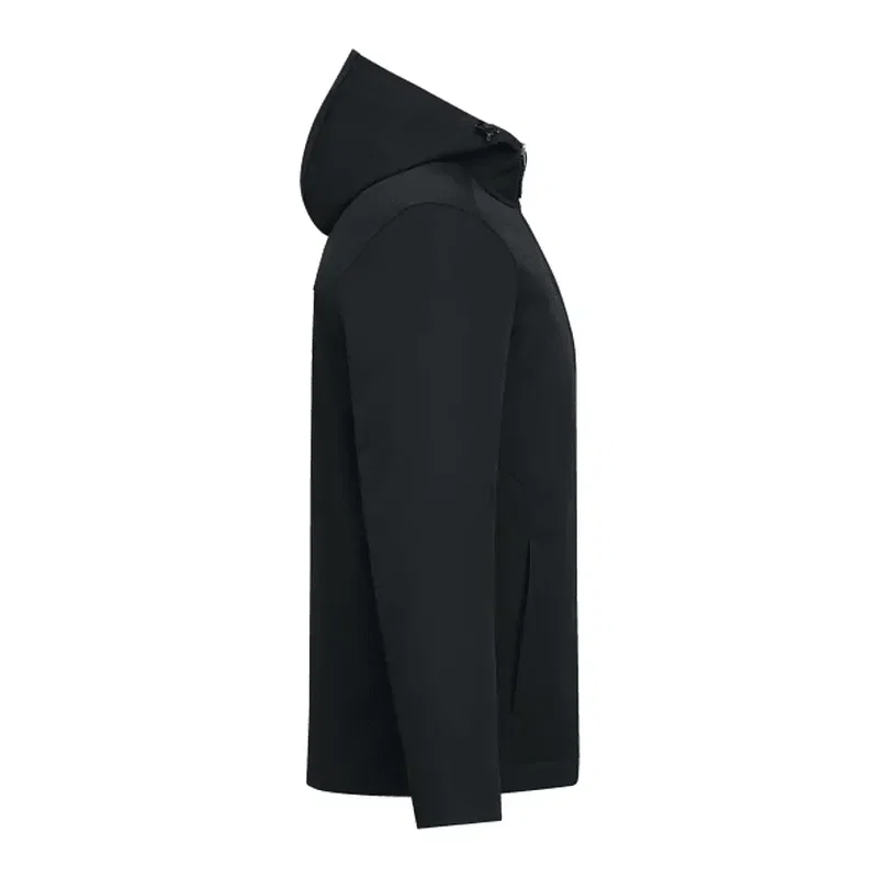 Custom Branded Lefroy Eco Softshell Hooded Jacket for Men — view 7