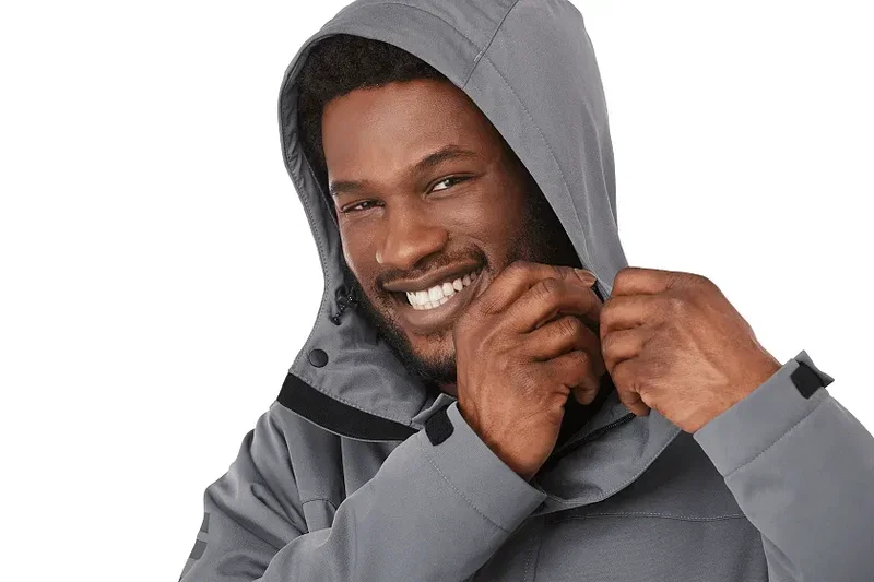 Promotional Men's Insulated Eco Water-Repellent Jacket with Hoodie — view 11