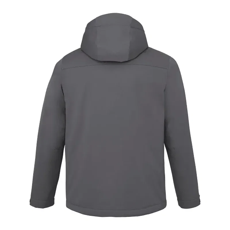 Promotional Men's Insulated Eco Water-Repellent Jacket with Hoodie — view 2