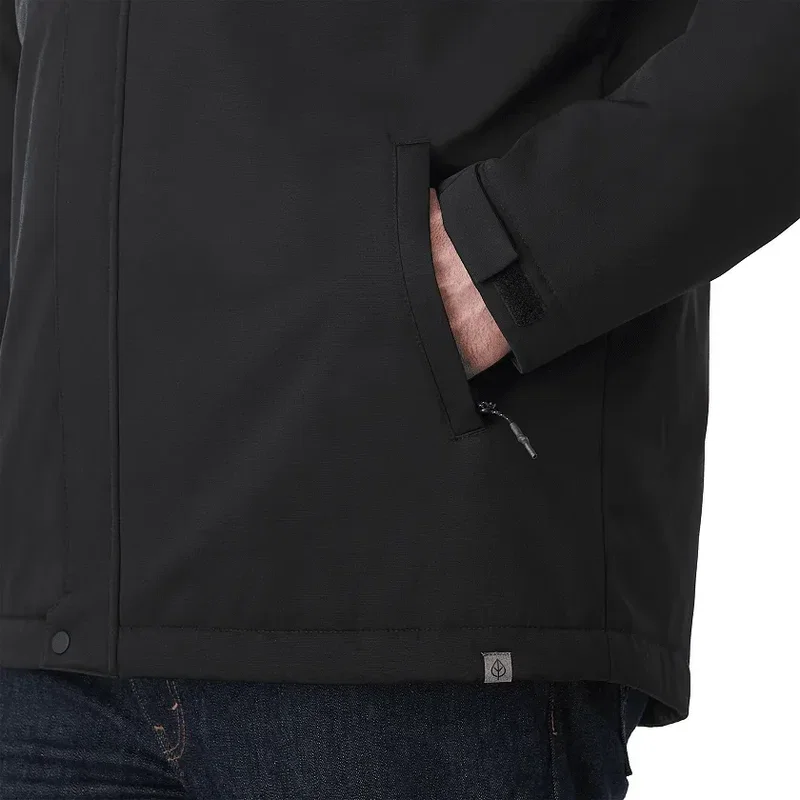 Promotional Men's Insulated Eco Water-Repellent Jacket with Hoodie — view 22