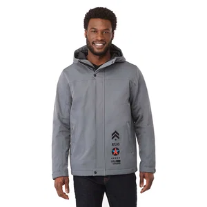 Men's Insulated Eco Water-Repellent Jacket with Hoodie