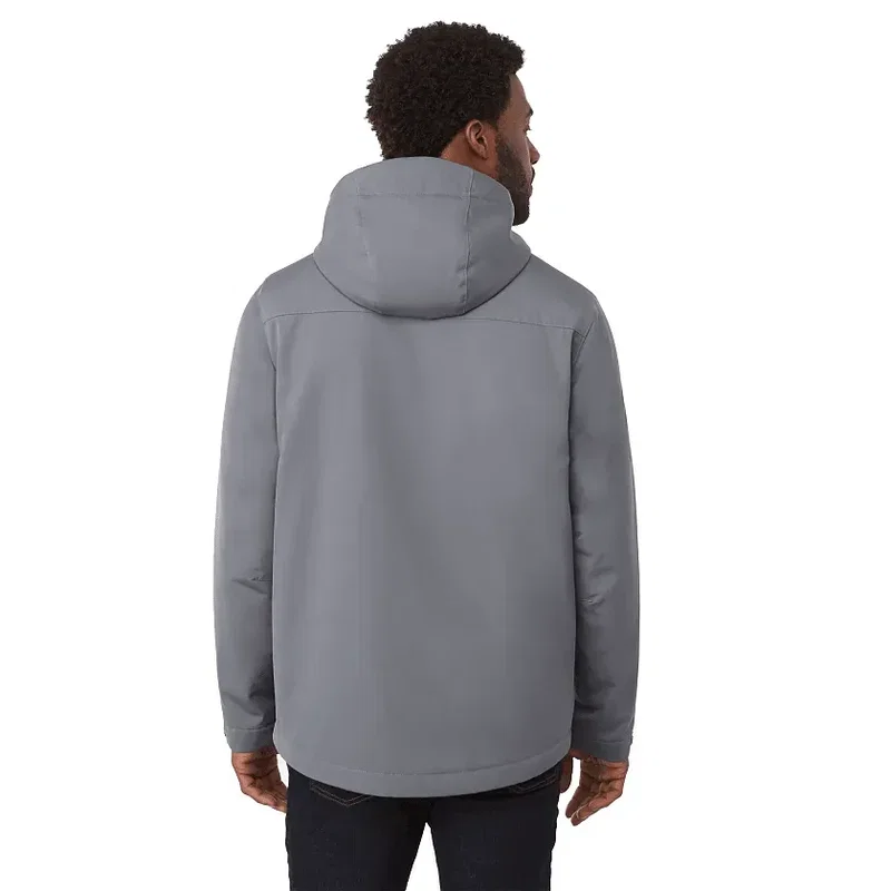 Promotional Men's Insulated Eco Water-Repellent Jacket with Hoodie — view 6