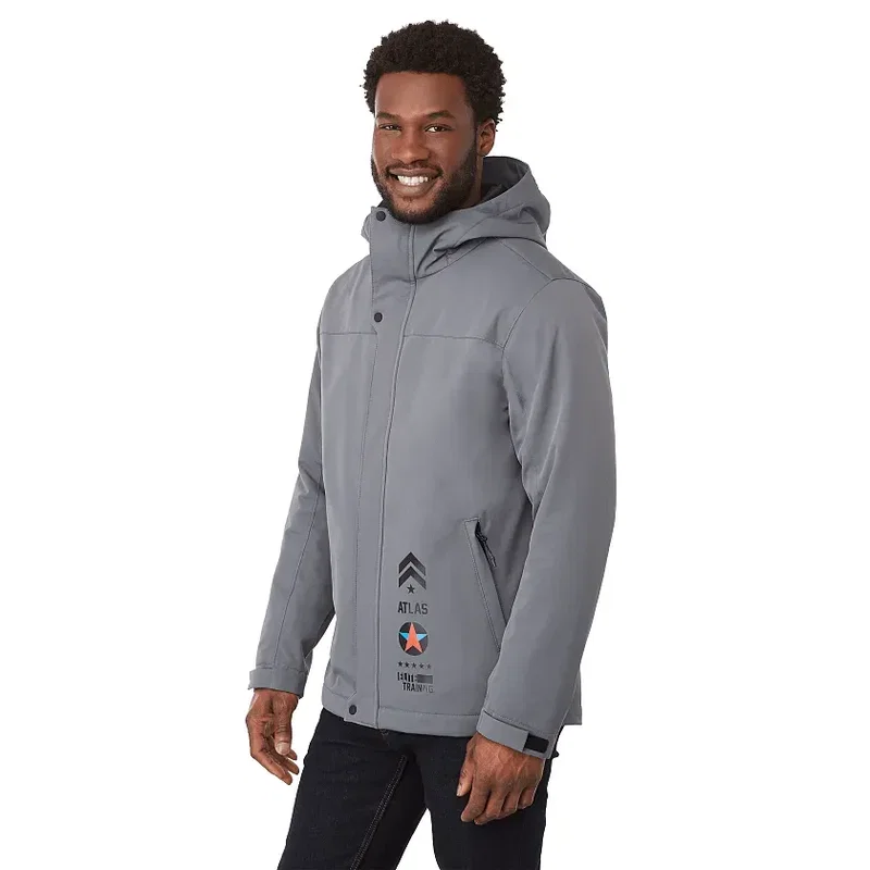 Promotional Men's Insulated Eco Water-Repellent Jacket with Hoodie — view 8