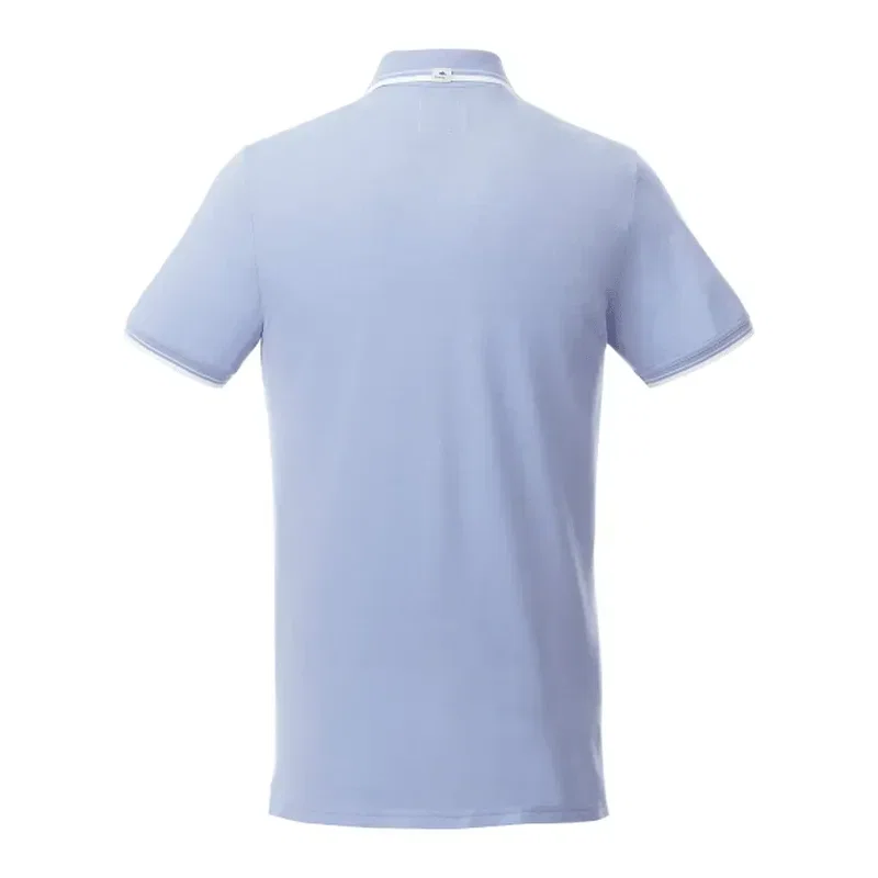 Custom Branded Roots73 Limestone Short Sleeve Polo for Men — view 2