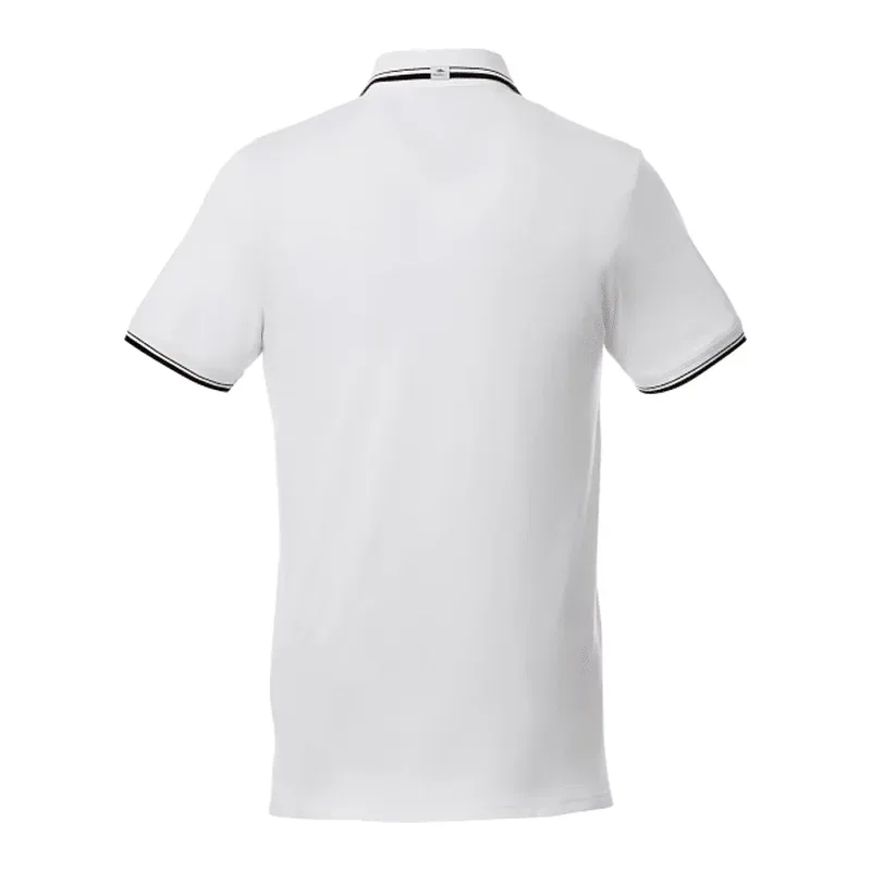 Custom Branded Roots73 Limestone Short Sleeve Polo for Men — view 6