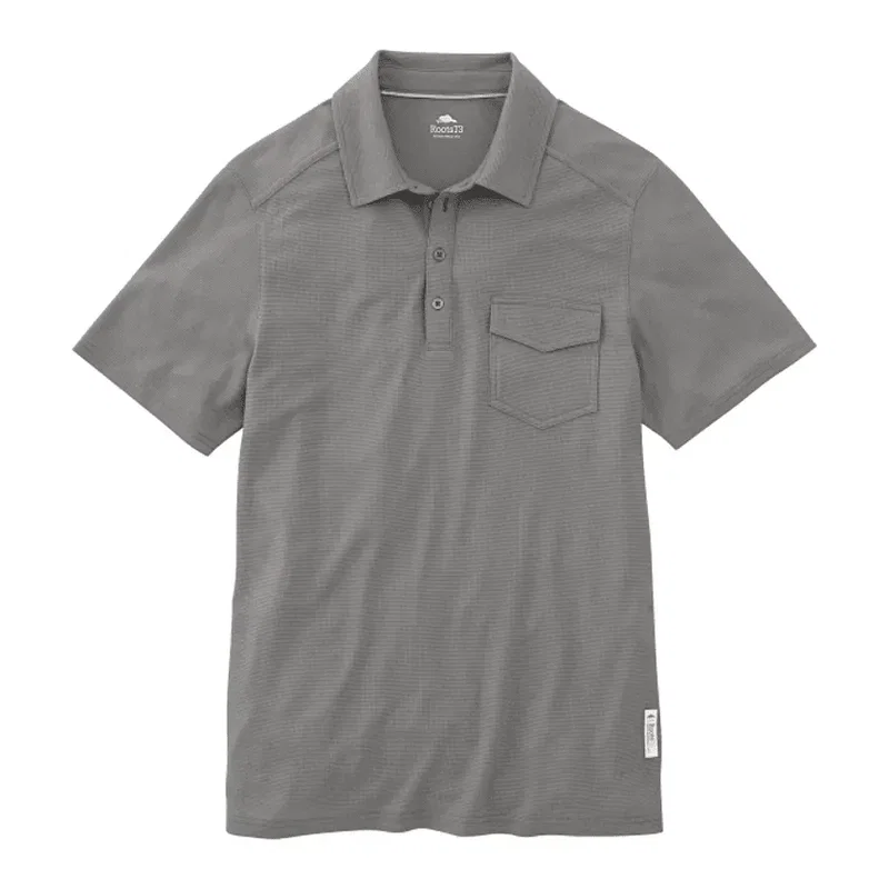 Branded Men's Roots73 Lunenburg Short Sleeve Polo — view 3