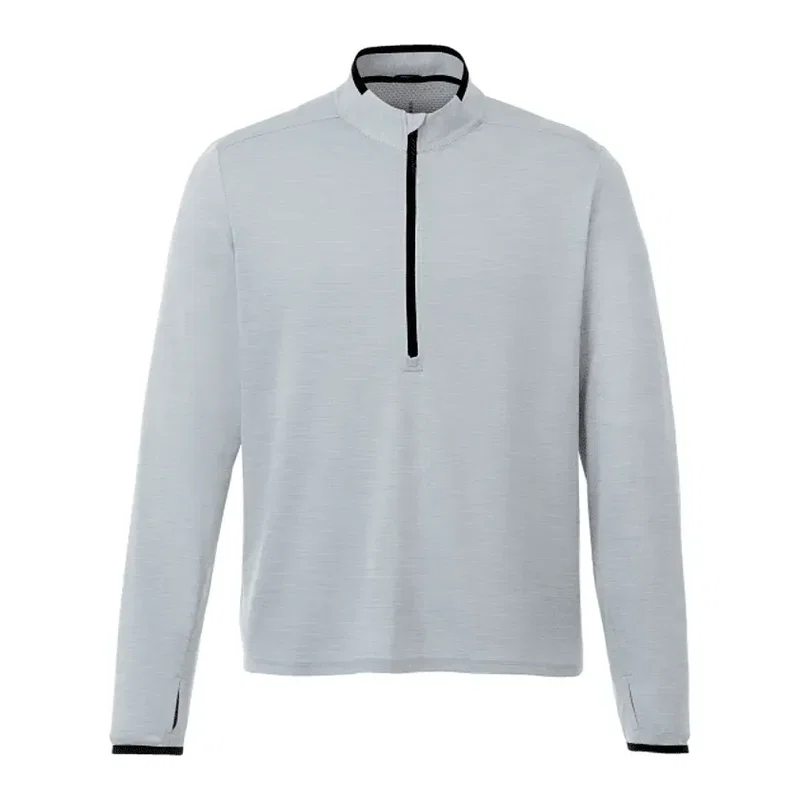 Custom Men's Mather Performance Knit Half Zip with Thumb Holes — view 12