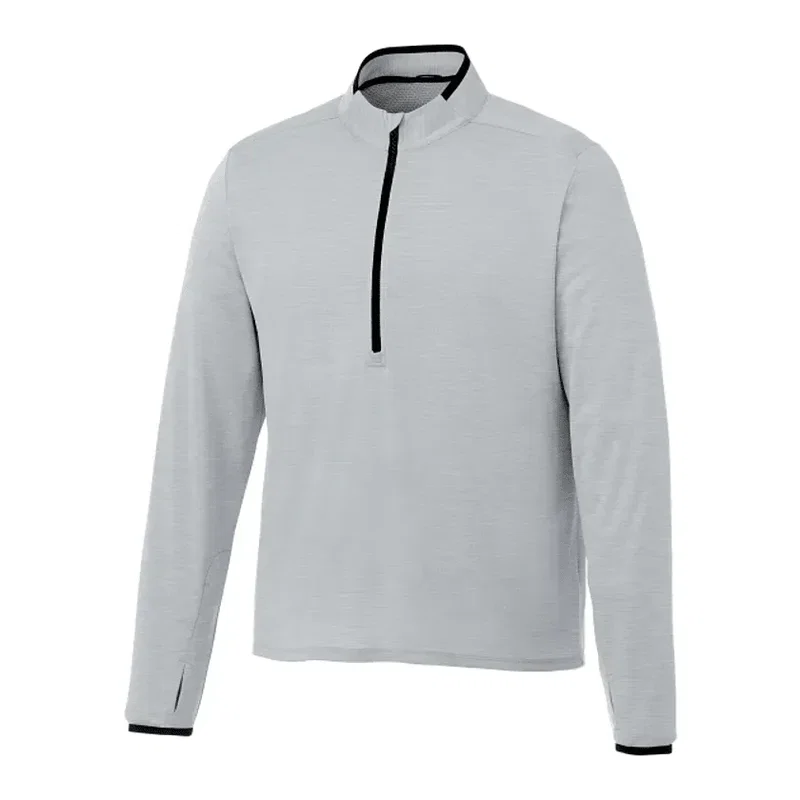 Custom Men's Mather Performance Knit Half Zip with Thumb Holes — view 17