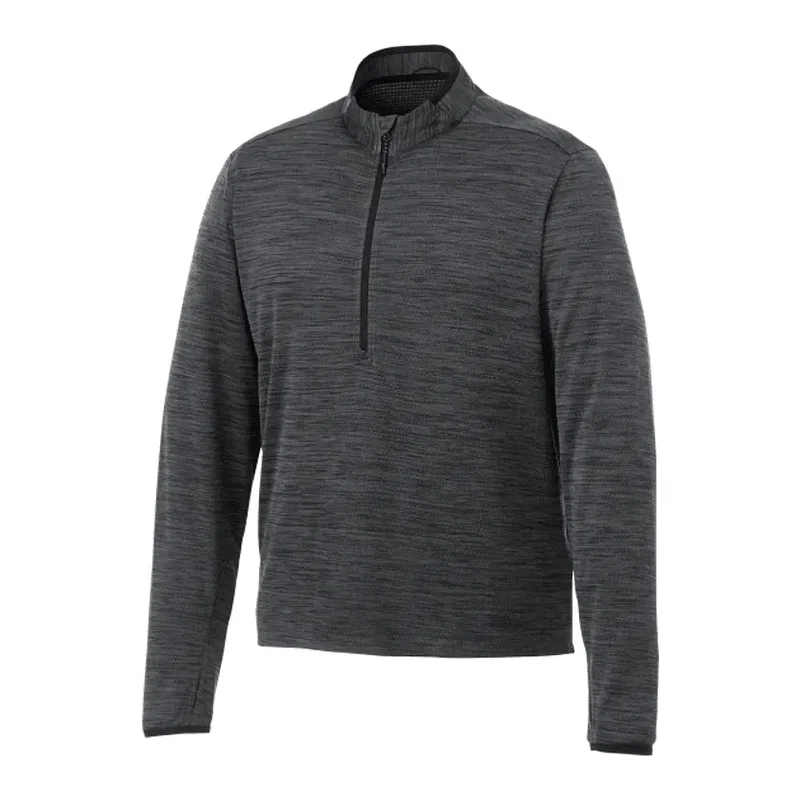 Custom Men's Mather Performance Knit Half Zip with Thumb Holes — view 3