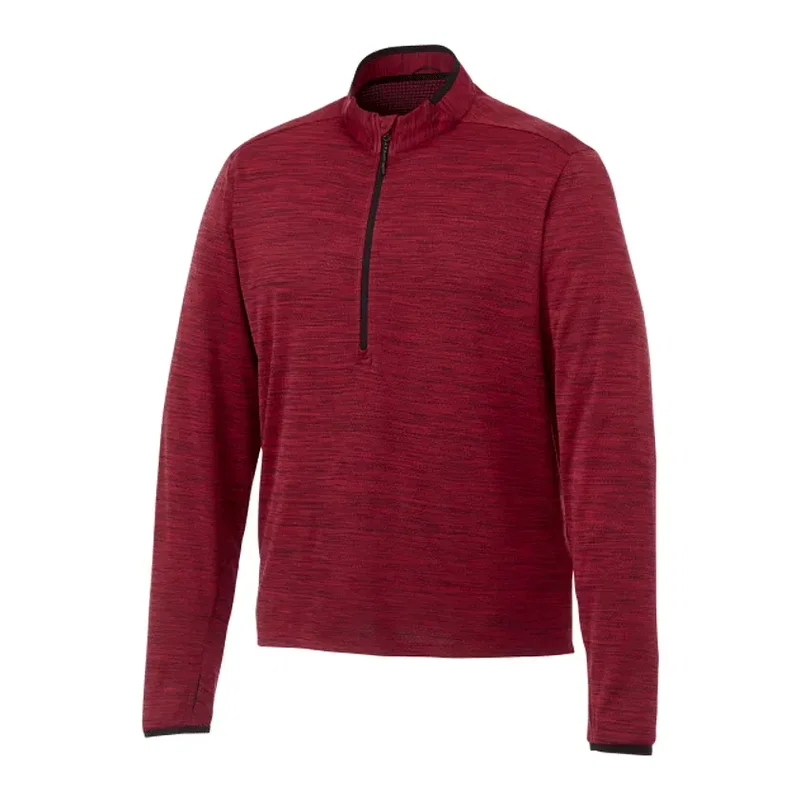 Custom Men's Mather Performance Knit Half Zip with Thumb Holes — view 6