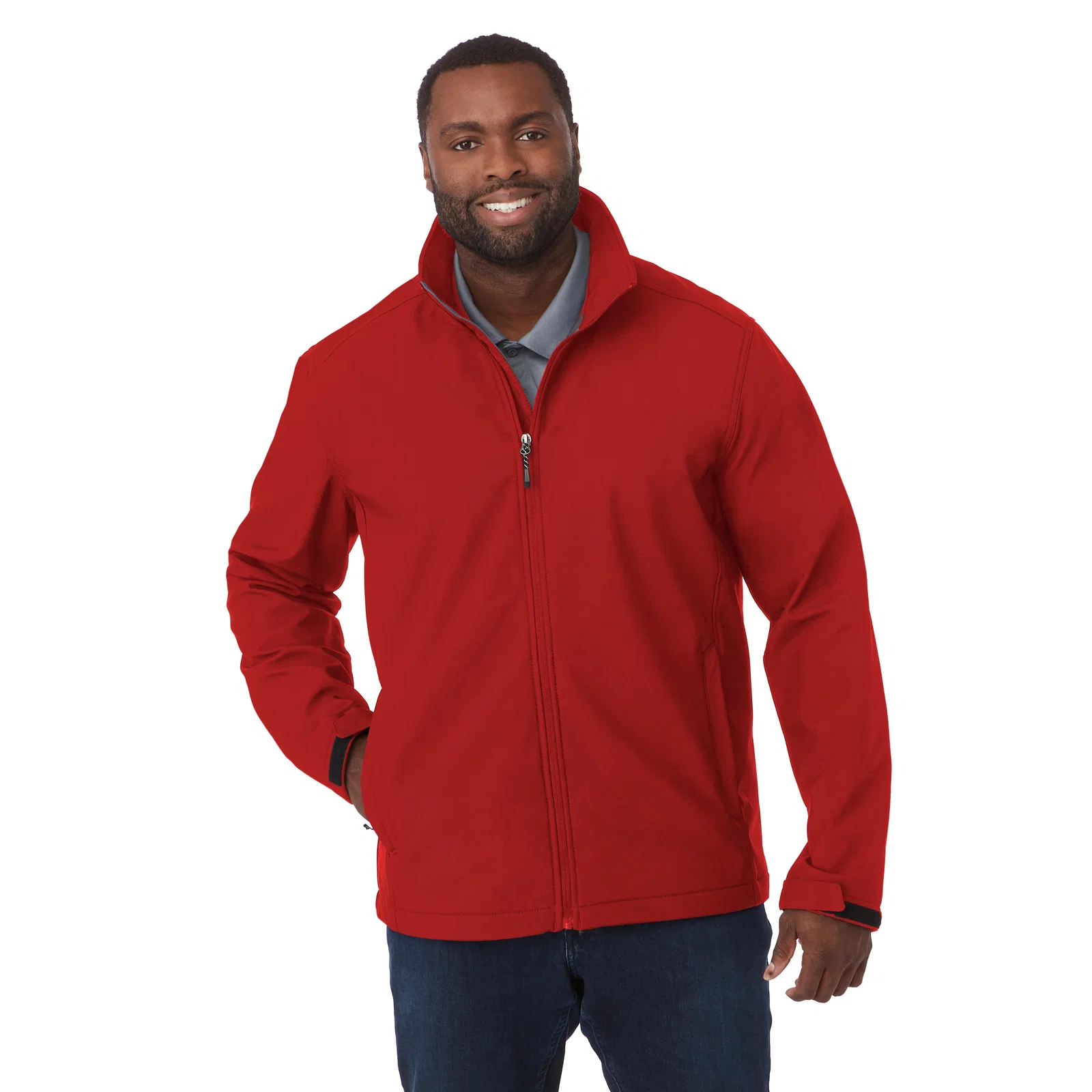 Branded Men's MAXSON Softshell Jacket — view 35