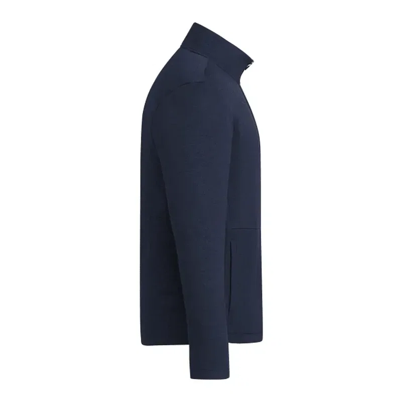 Customizable Eco Knit Full Zip Men's Jacket - MERRITT — view 12