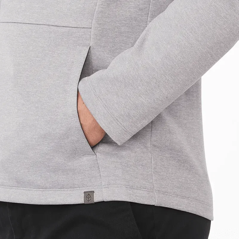 Customizable Eco Knit Full Zip Men's Jacket - MERRITT — view 16