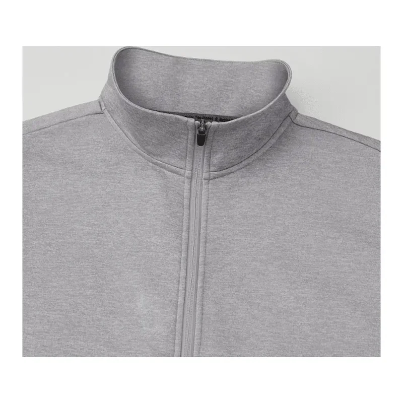 Customizable Eco Knit Full Zip Men's Jacket - MERRITT — view 21