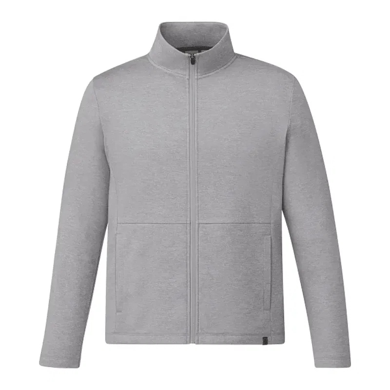 Customizable Eco Knit Full Zip Men's Jacket - MERRITT — view 27