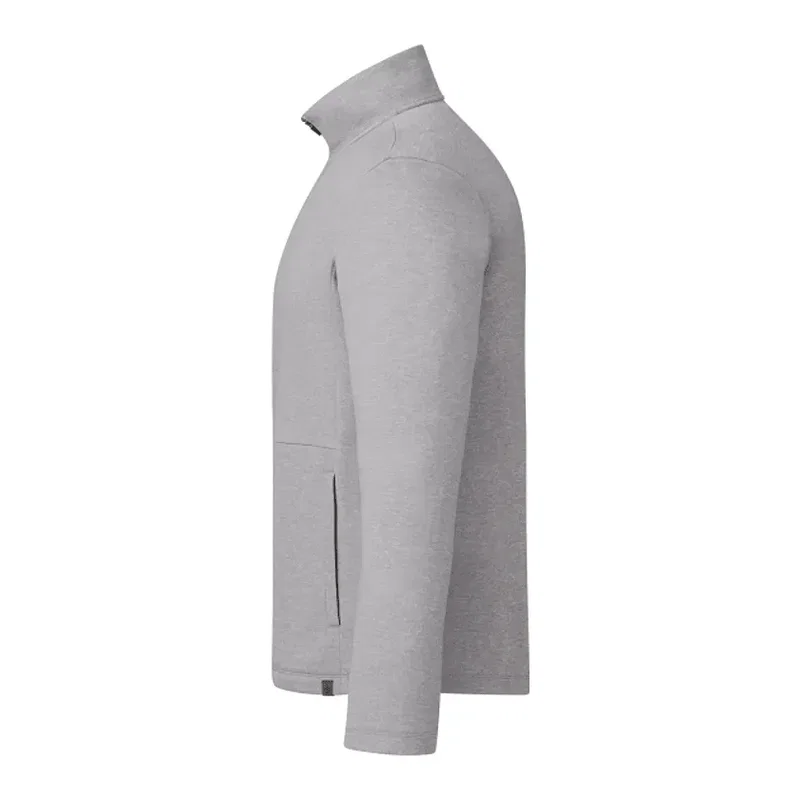 Customizable Eco Knit Full Zip Men's Jacket - MERRITT — view 28