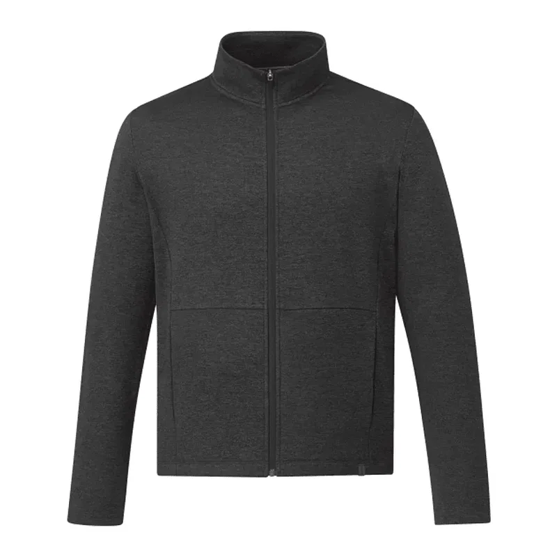 Customizable Eco Knit Full Zip Men's Jacket - MERRITT — view 34