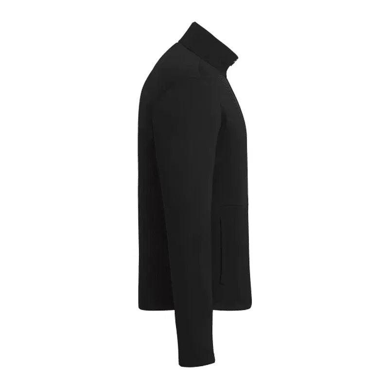 Customizable Eco Knit Full Zip Men's Jacket - MERRITT — view 4