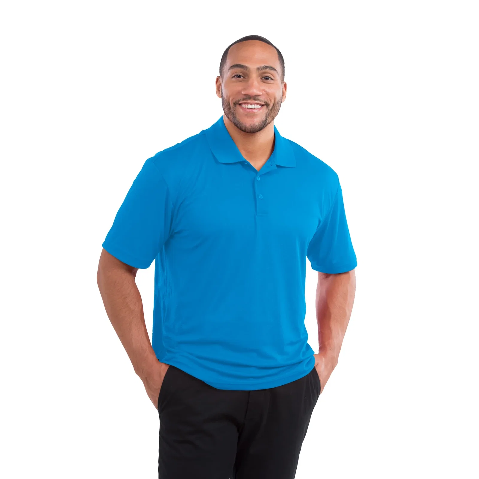 Men's MORENO Short Sleeve Performance Polo — view 104