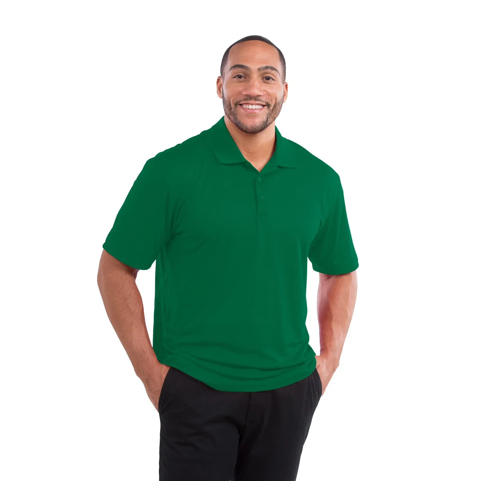 Men's MORENO Short Sleeve Performance Polo — view 115