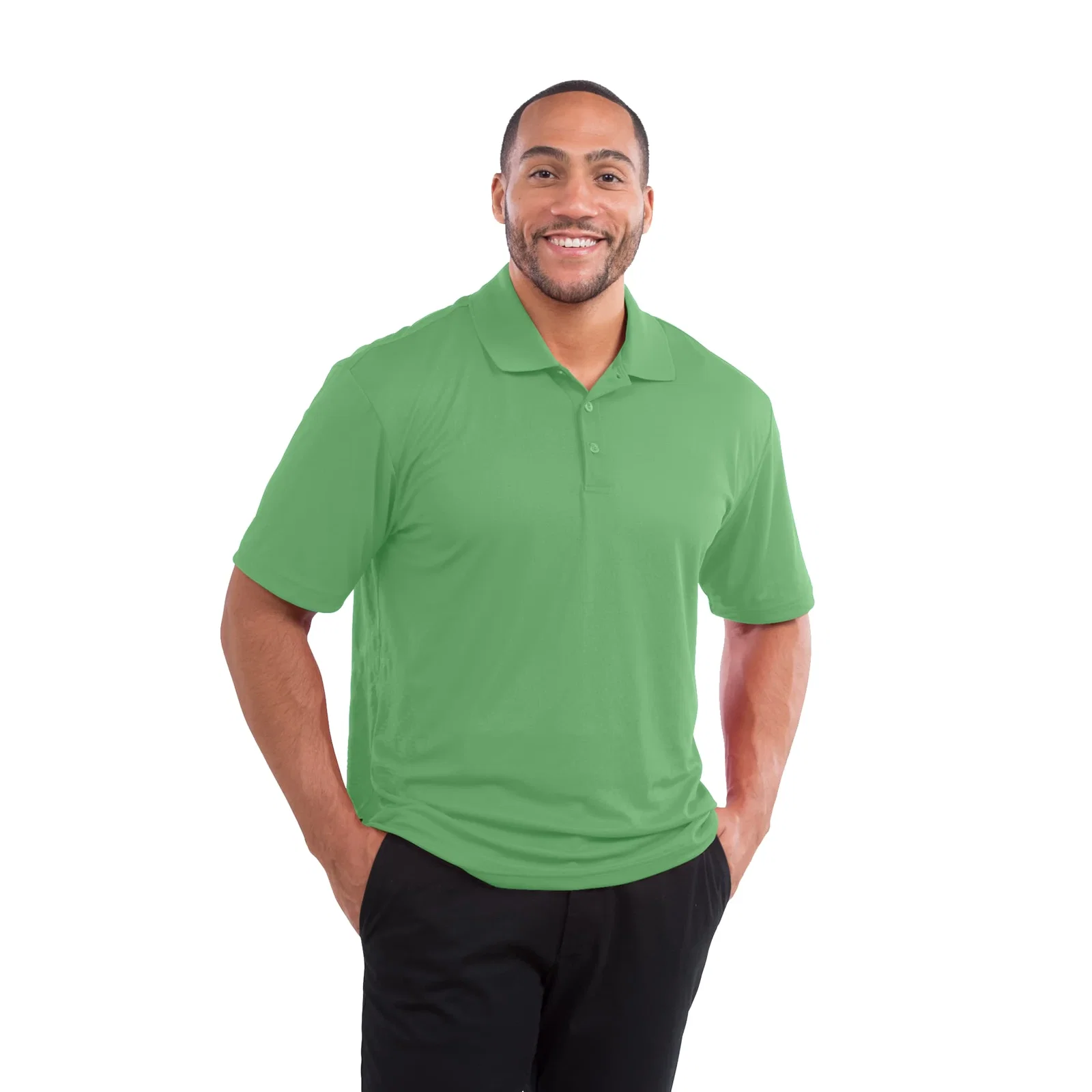 Men's MORENO Short Sleeve Performance Polo — view 121