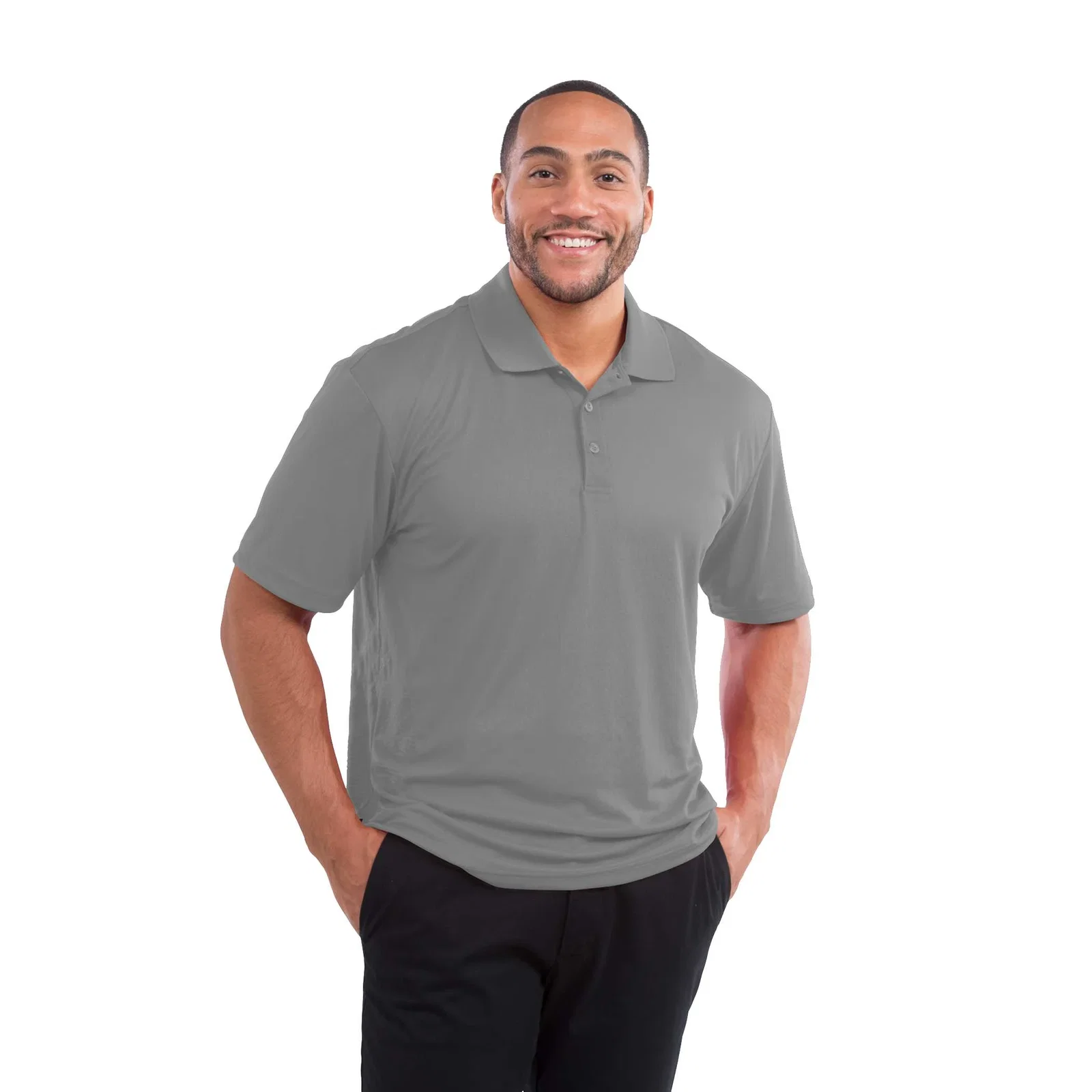 Men's MORENO Short Sleeve Performance Polo — view 128