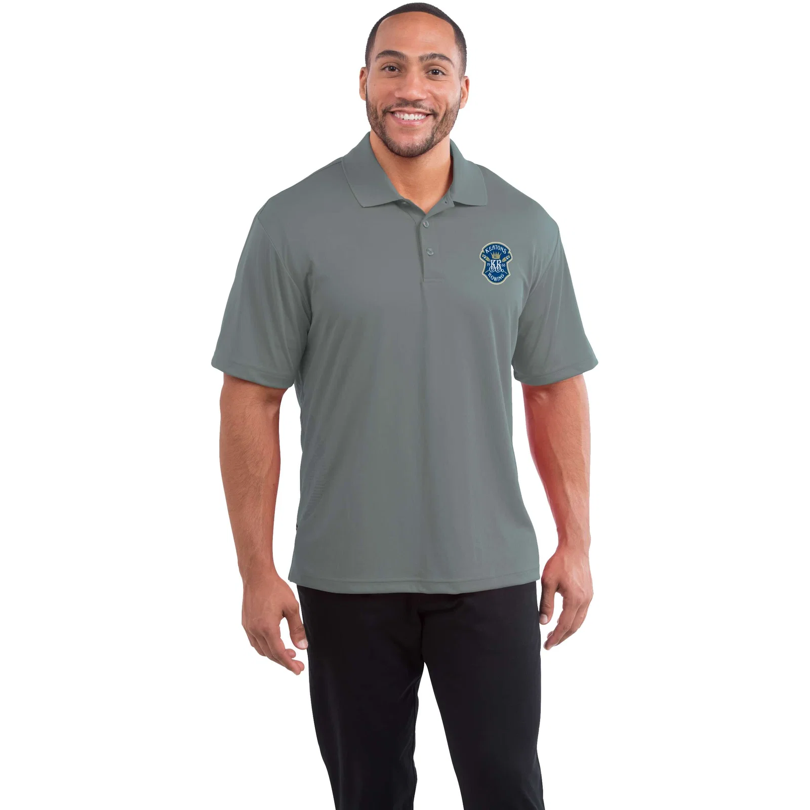 Men's MORENO Short Sleeve Performance Polo — view 129