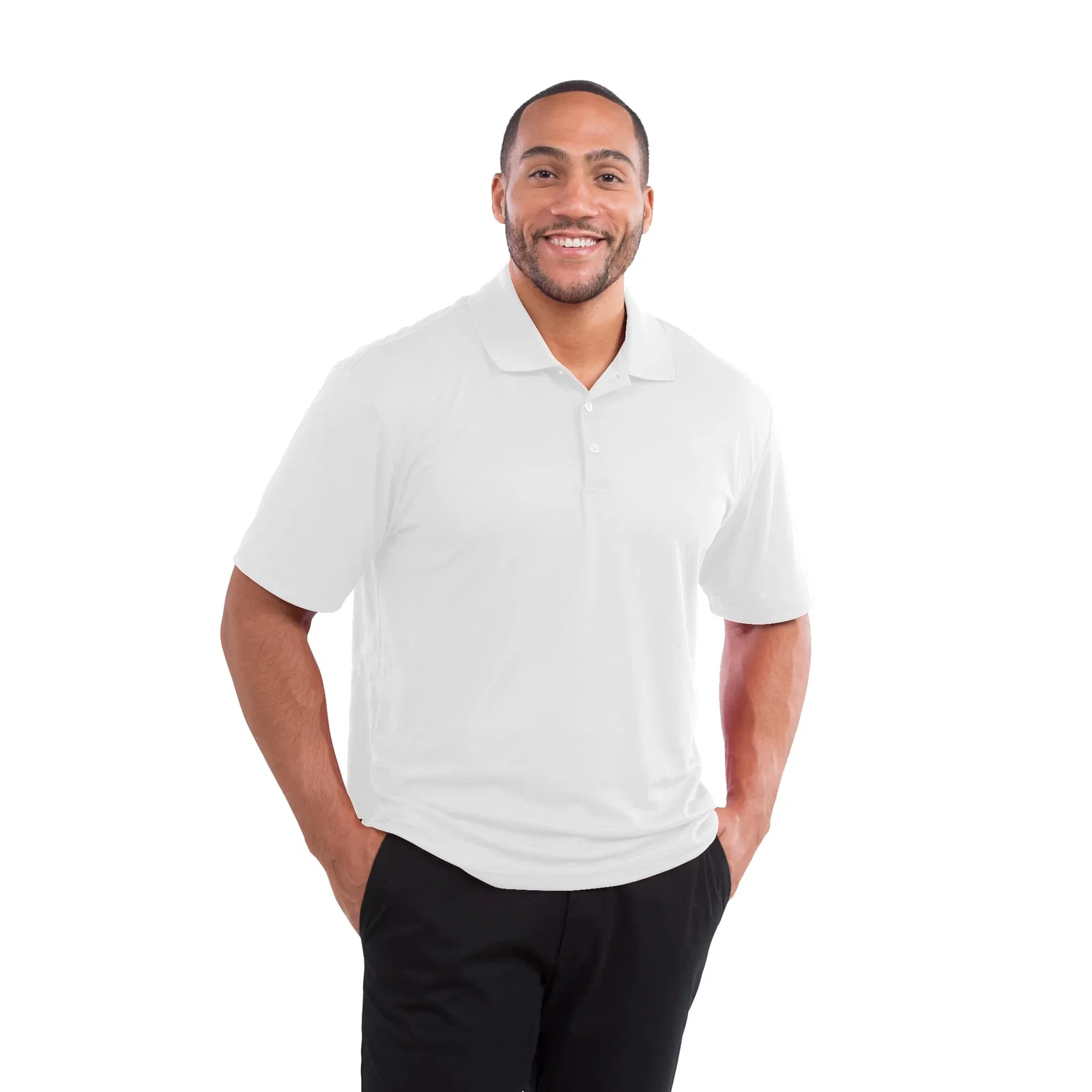 Men's MORENO Short Sleeve Performance Polo — view 58