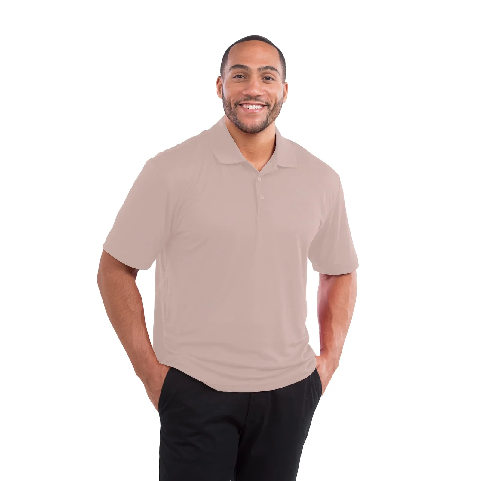 Men's MORENO Short Sleeve Performance Polo — view 68