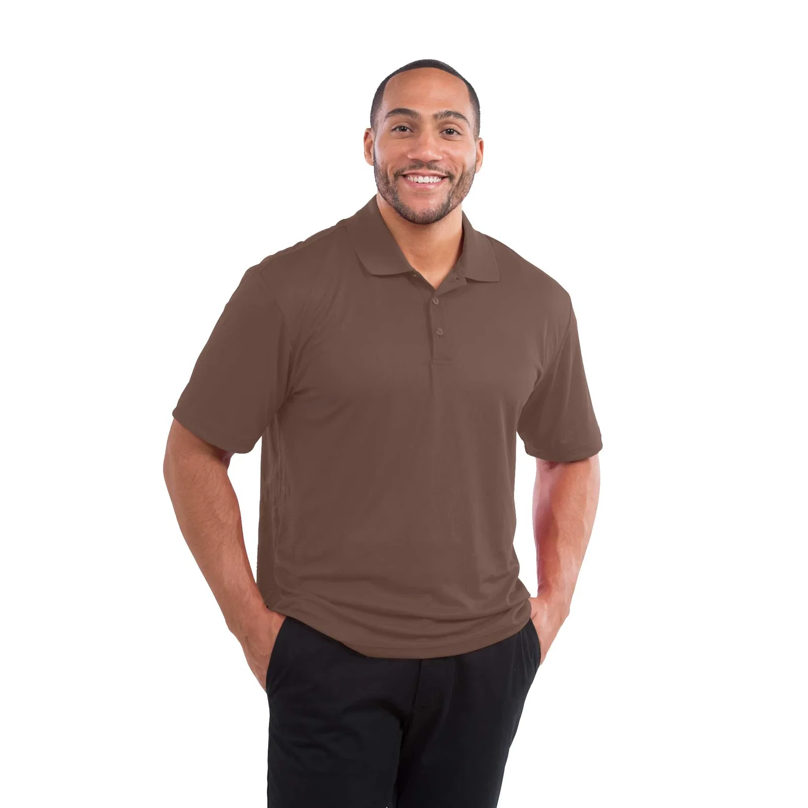 Men's MORENO Short Sleeve Performance Polo — view 73