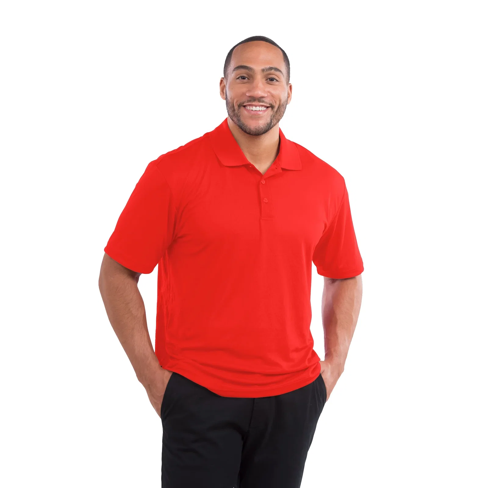 Men's MORENO Short Sleeve Performance Polo — view 84