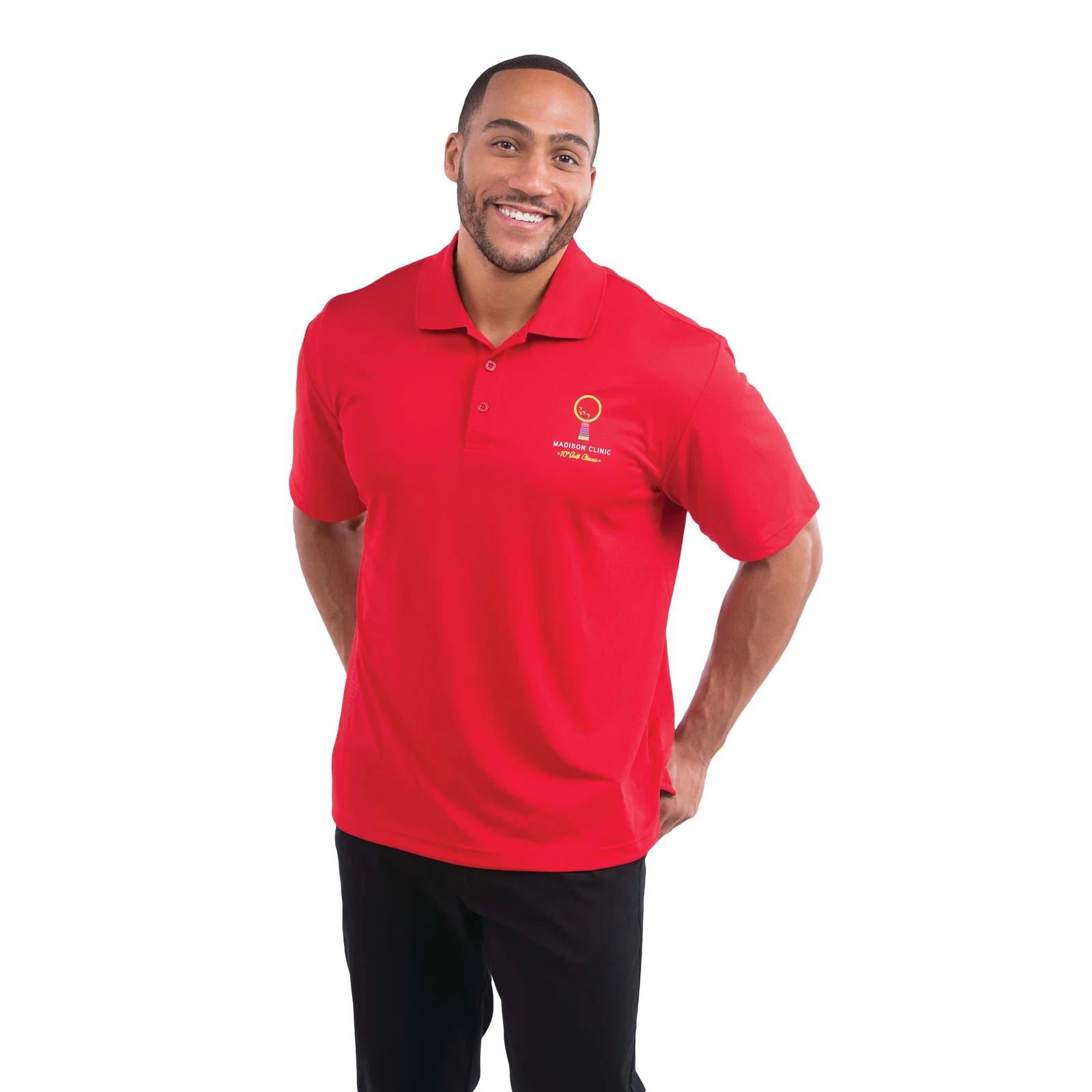 Men's MORENO Short Sleeve Performance Polo — view 85