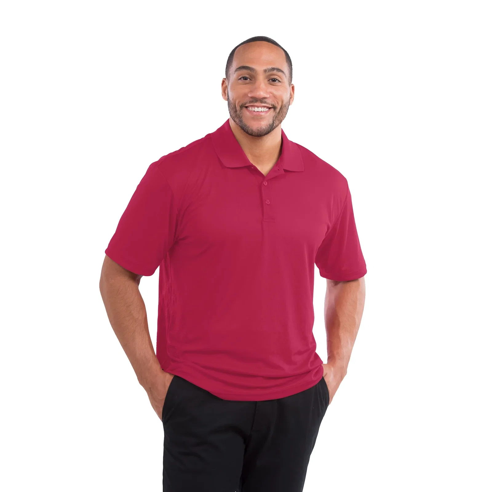 Men's MORENO Short Sleeve Performance Polo — view 91