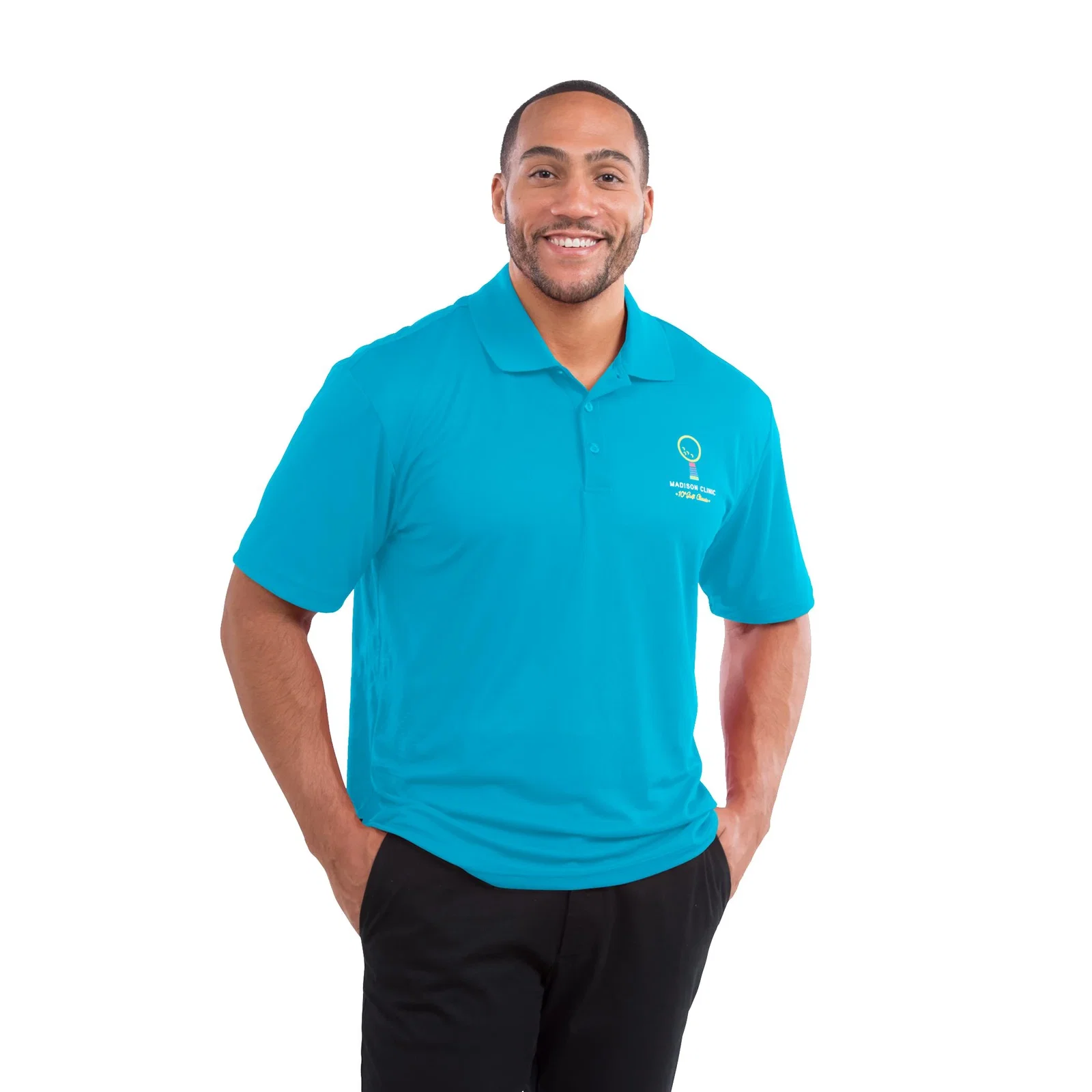 Men's MORENO Short Sleeve Performance Polo — view 97