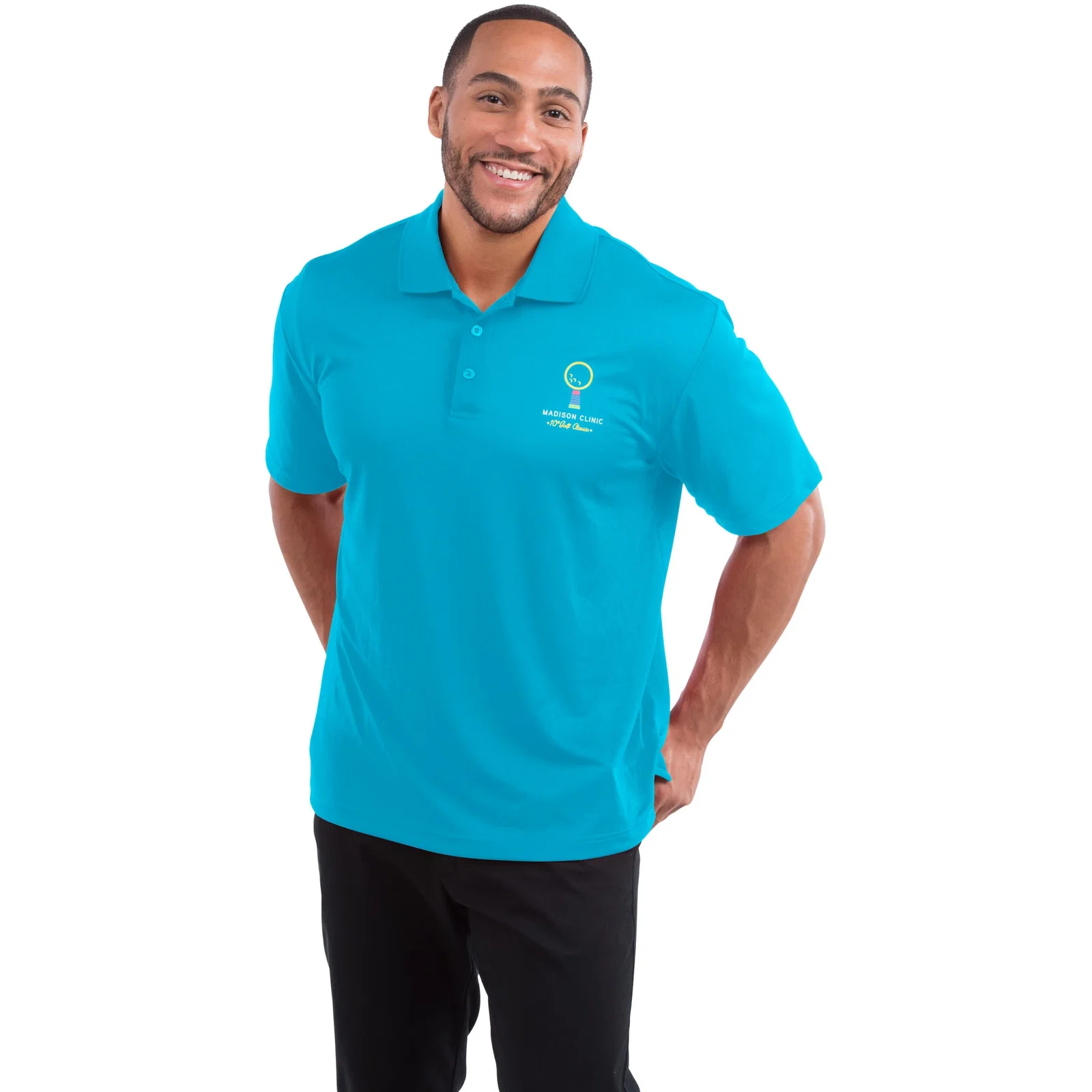 Men's MORENO Short Sleeve Performance Polo — view 99