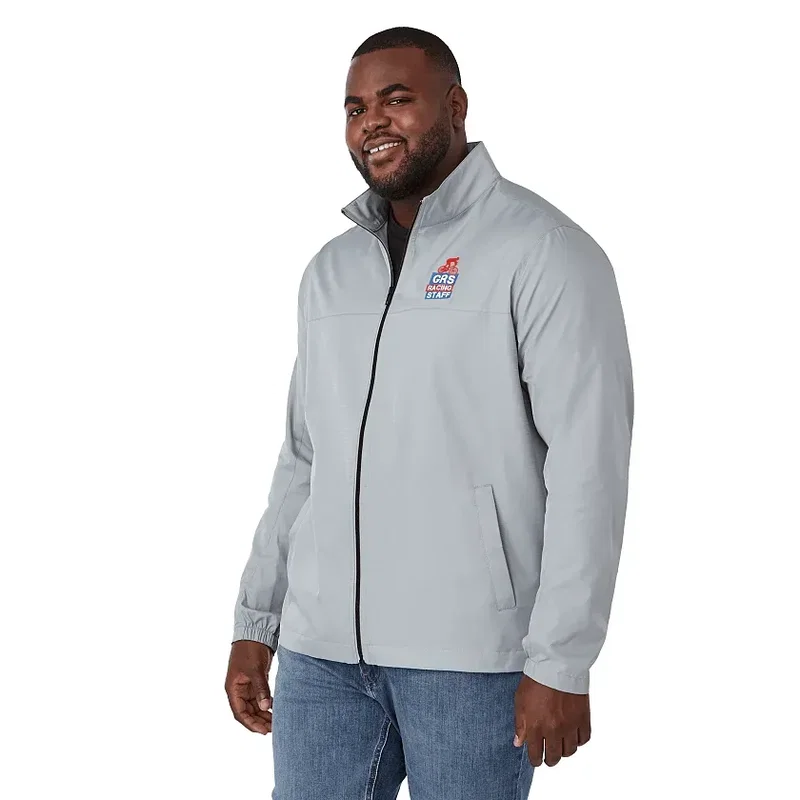 Personalized Men's Eco Water Resistant Lightweight Jacket - MORGAN — view 29