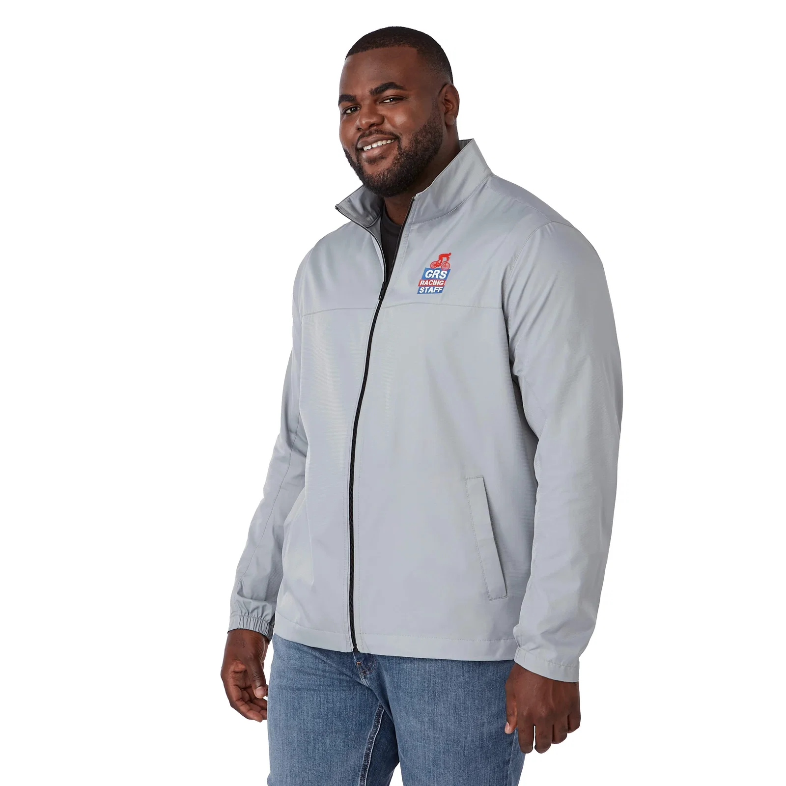 Personalized Men's Eco Water Resistant Lightweight Jacket - MORGAN — view 59