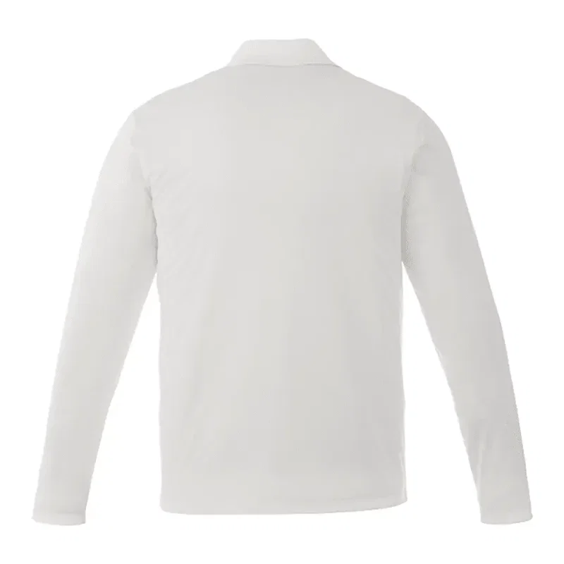 Custom Branded MORI Long Sleeve Performance Polo for Men — view 6