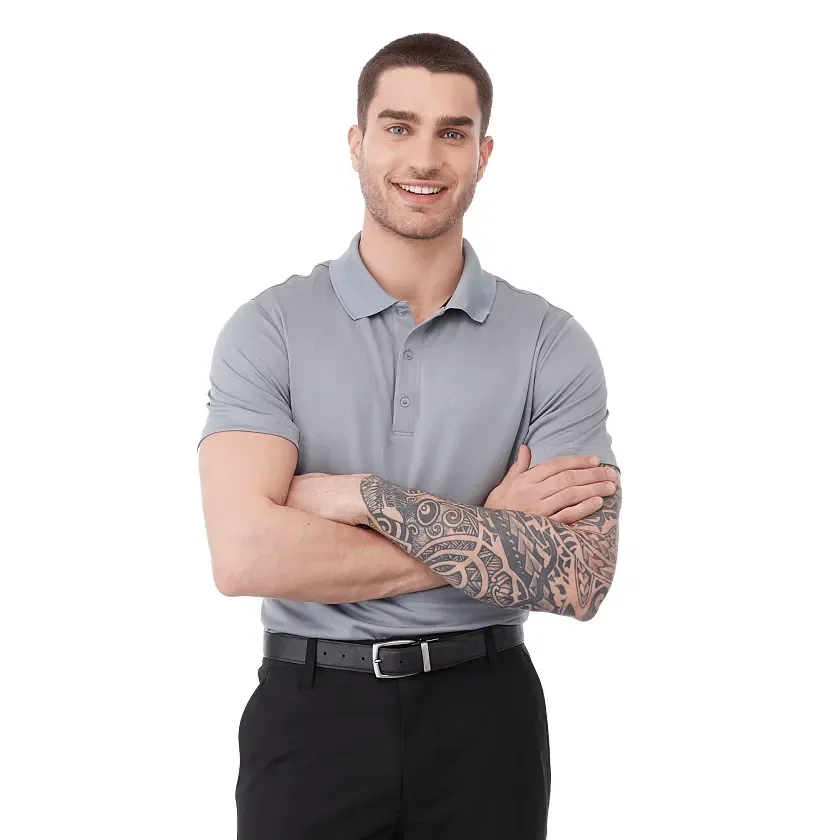Men's OTIS Short Sleeve Performance Polo being worn